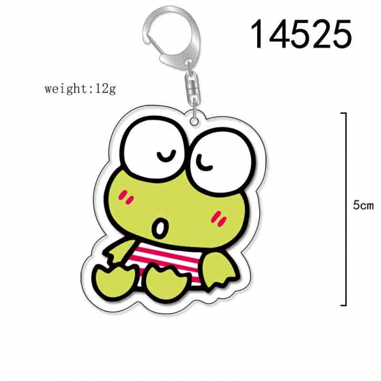 Big eyed frog Anime Acrylic Keychain Charm price for 5 pcs 14525