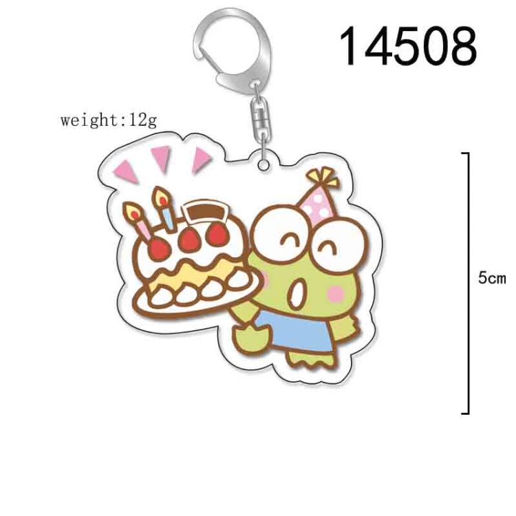 Big eyed frog Anime Acrylic Keychain Charm price for 5 pcs 14508