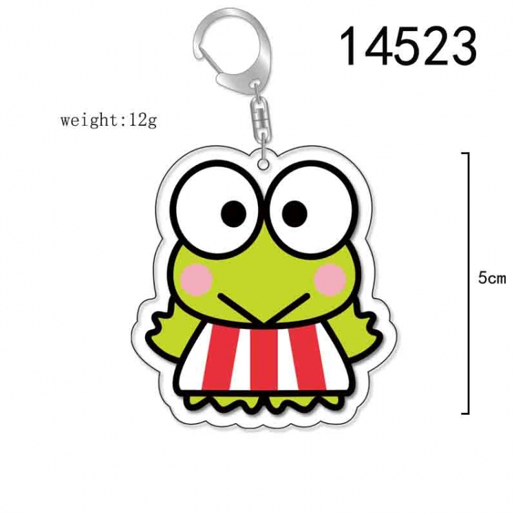 Big eyed frog Anime Acrylic Keychain Charm price for 5 pcs 14523