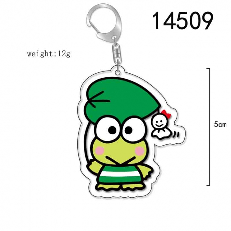 Big eyed frog Anime Acrylic Keychain Charm price for 5 pcs 14509