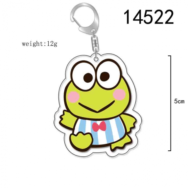 Big eyed frog Anime Acrylic Keychain Charm price for 5 pcs 14522