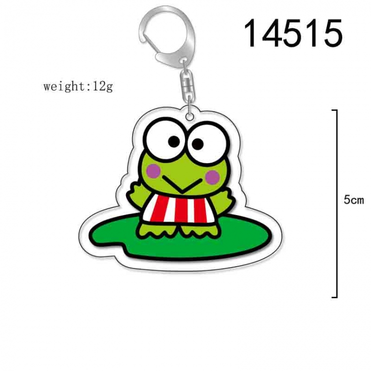 Big eyed frog Anime Acrylic Keychain Charm price for 5 pcs 14515