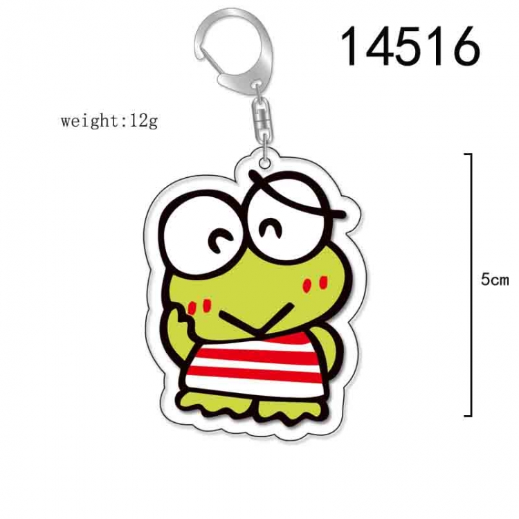 Big eyed frog Anime Acrylic Keychain Charm price for 5 pcs 14516