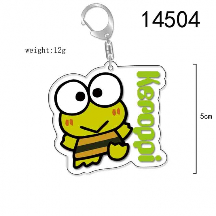 Big eyed frog Anime Acrylic Keychain Charm price for 5 pcs 14504