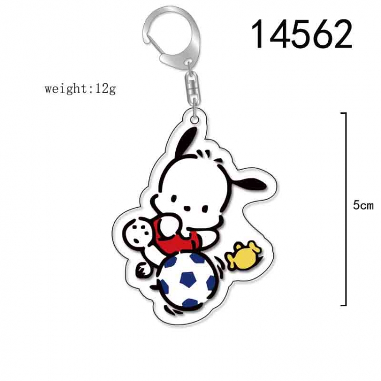 Pochacco  Anime Acrylic Keychain Charm price for 5 pcs 14562