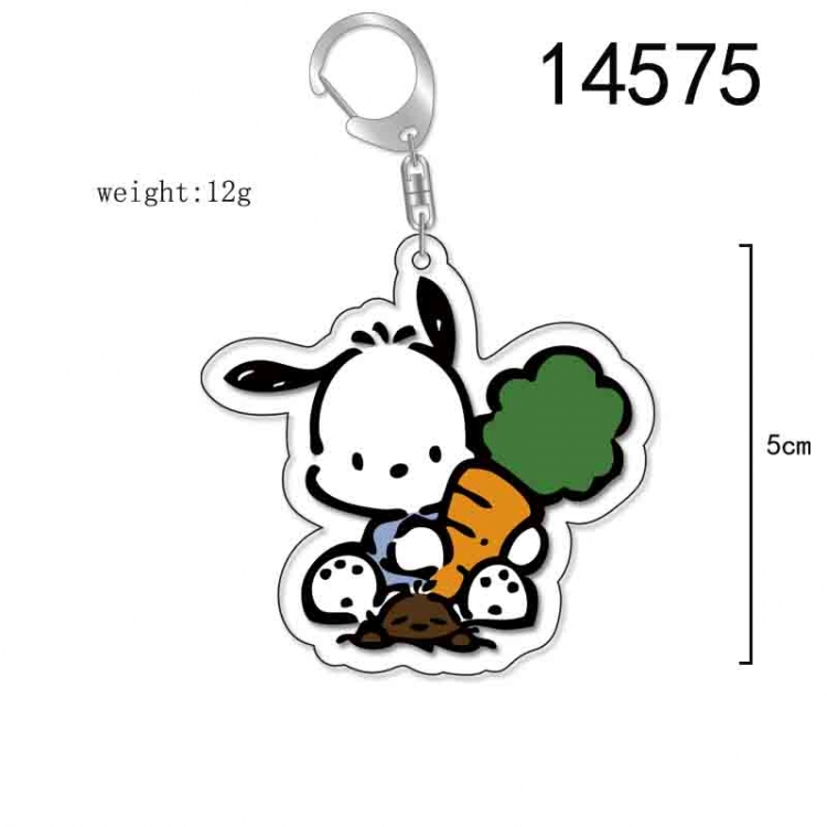 Pochacco  Anime Acrylic Keychain Charm price for 5 pcs 14575