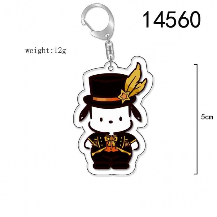 Pochacco  Anime Acrylic Keychain Charm price for 5 pcs 14560