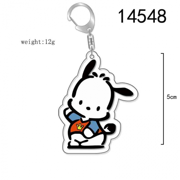 Pochacco  Anime Acrylic Keychain Charm price for 5 pcs 14548