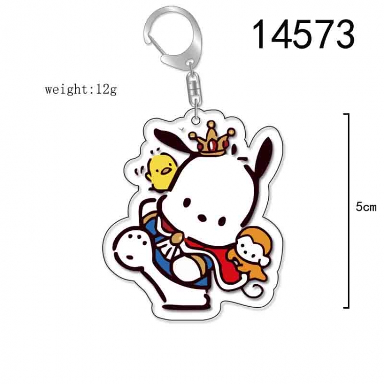 Pochacco  Anime Acrylic Keychain Charm price for 5 pcs 14573