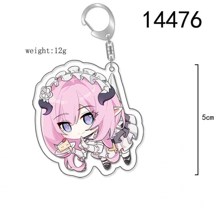 Collapse 3 Collapse 3 Anime Acrylic Keychain Charm price for 5 pcs 14476