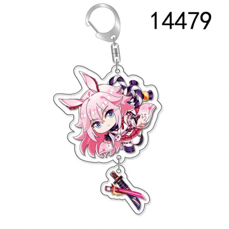 Collapse 3 Anime acrylic Pendant Key Chain  price for 5 pcs 14479