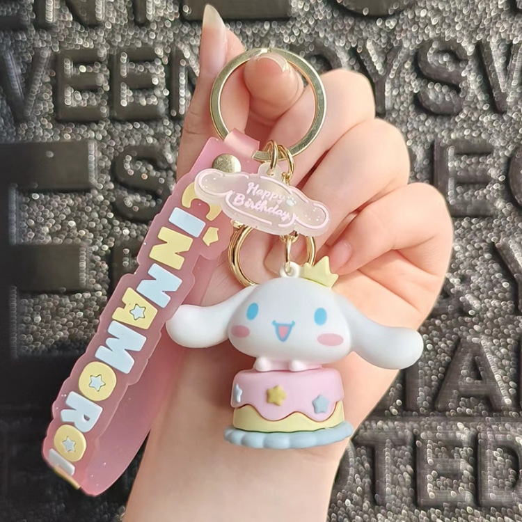 sanrio Cartoon peripheral car keychain bag hanging accessories price for 5 pcs