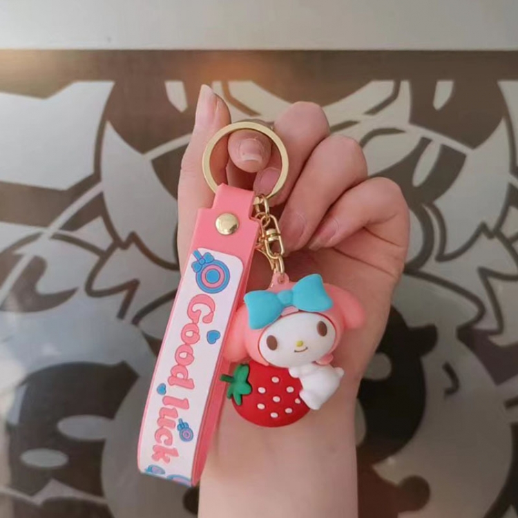 sanrio Cartoon peripheral car keychain bag hanging accessories price for 5 pcs