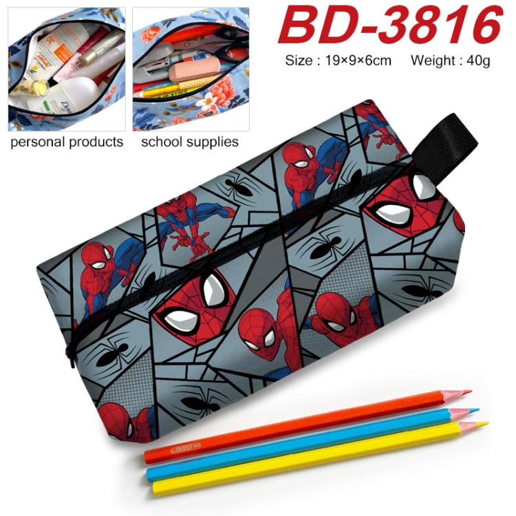 Superhero Movie Anime New Zipper Pen Bag Storage Bag Makeup Bag 19x9x6cm BD-3816