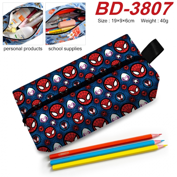 Superhero Movie Anime New Zipper Pen Bag Storage Bag Makeup Bag 19x9x6cm BD-3807