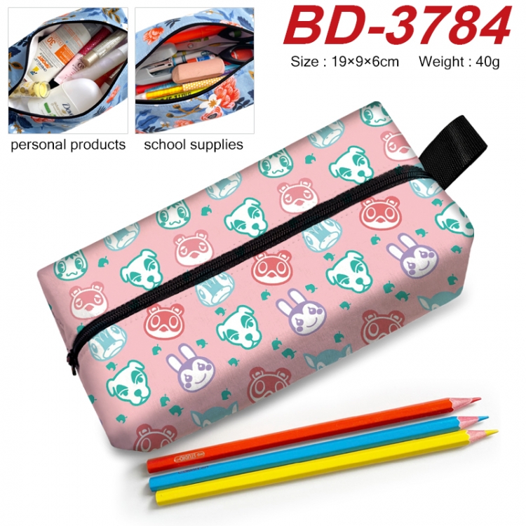 Animal Crossing Anime New Zipper Pen Bag Storage Bag Makeup Bag 19x9x6cm BD-3784