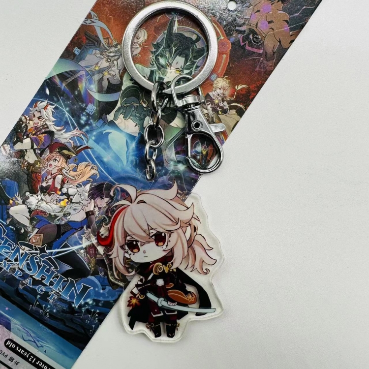 Genshin Impact  Anime peripheral acrylic key chain pendant price for 5 pcs