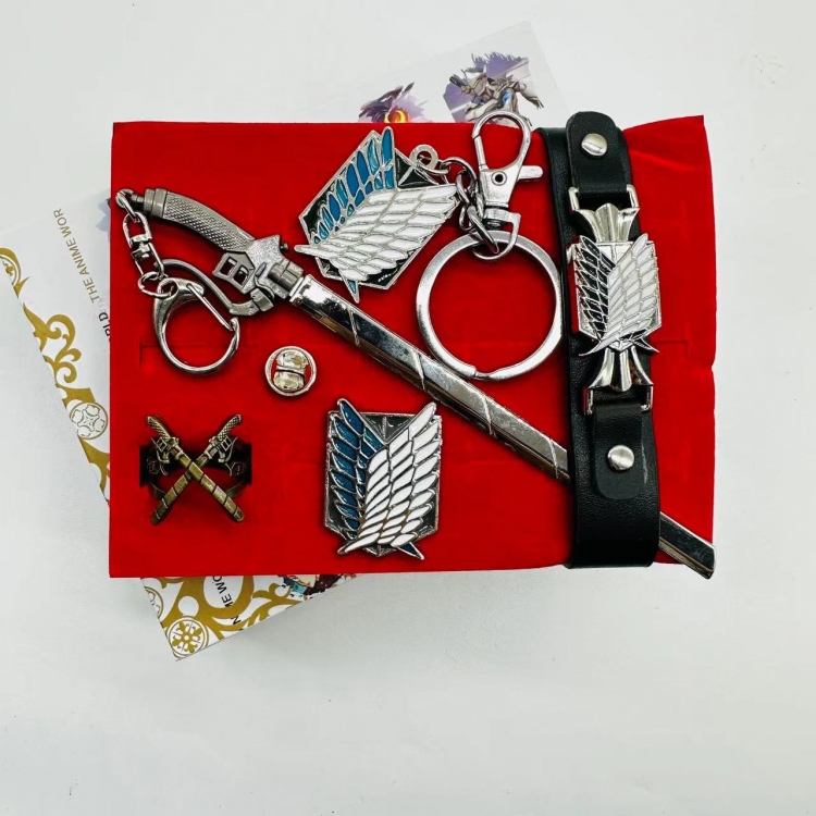 Naruto Anime peripheral ring necklace keychain mixed and matched box 3644