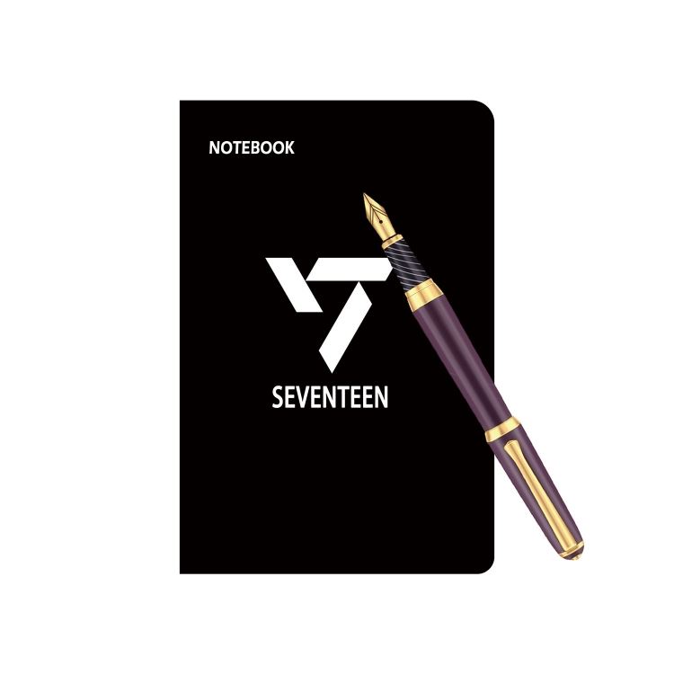 SEVENTEEN Korean Star Surrounding A6 Strap Notebook Student Notebook 9.5X14CM price for 2 pcs