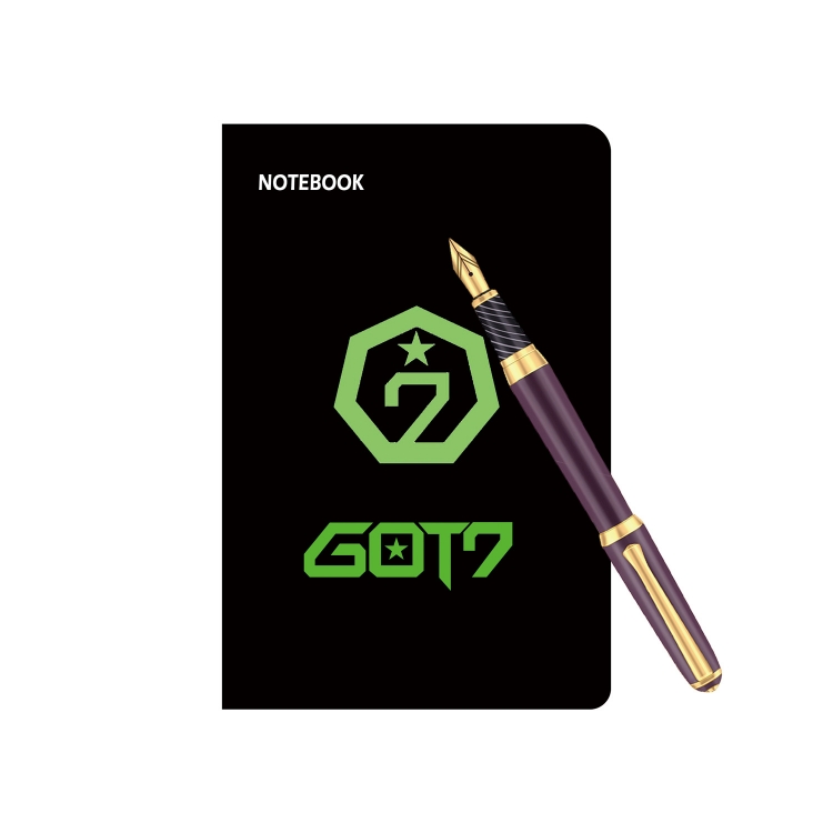 GOT7 Korean Star Surrounding A6 Strap Notebook Student Notebook 9.5X14CM price for 2 pcs