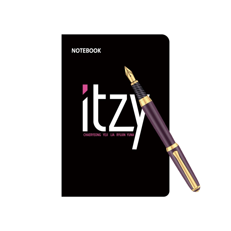 ITZY Korean Star Surrounding A6 Strap Notebook Student Notebook 9.5X14CM price for 2 pcs