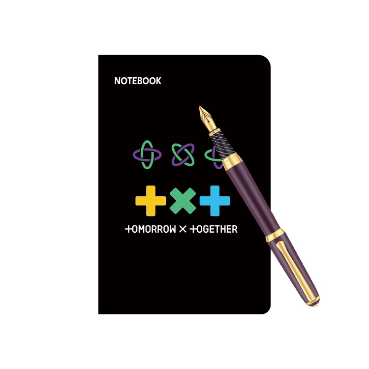 TXT Korean Star Surrounding A6 Strap Notebook Student Notebook 9.5X14CM price for 2 pcs