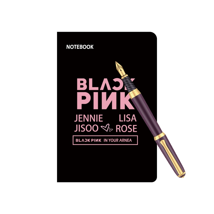 BLACKPINK Korean Star Surrounding A6 Strap Notebook Student Notebook 9.5X14CM price for 2pcs