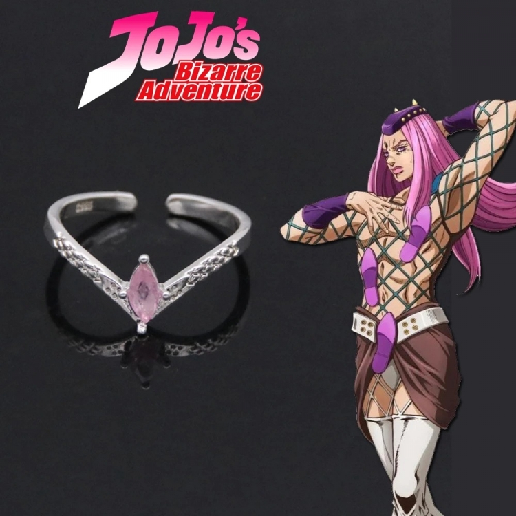 JoJos Bizarre Adventure  Anime Ring Metal COS Decoration Ring Decoration OPP Packaging price for 5 pcs