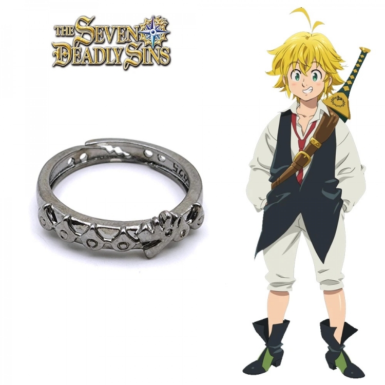 The Seven Deadly Sins Anime Ring Ring OPP Packaging price for 5 pcs