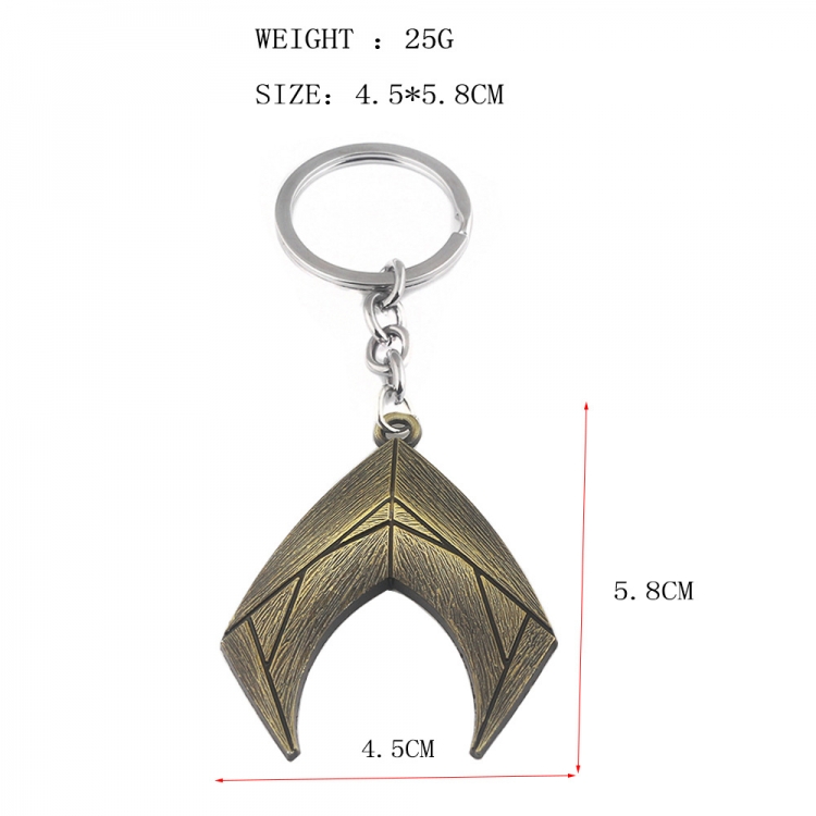 Justice League Metal keychain bag with hanging decorations OPP packaging price for 5 pcs