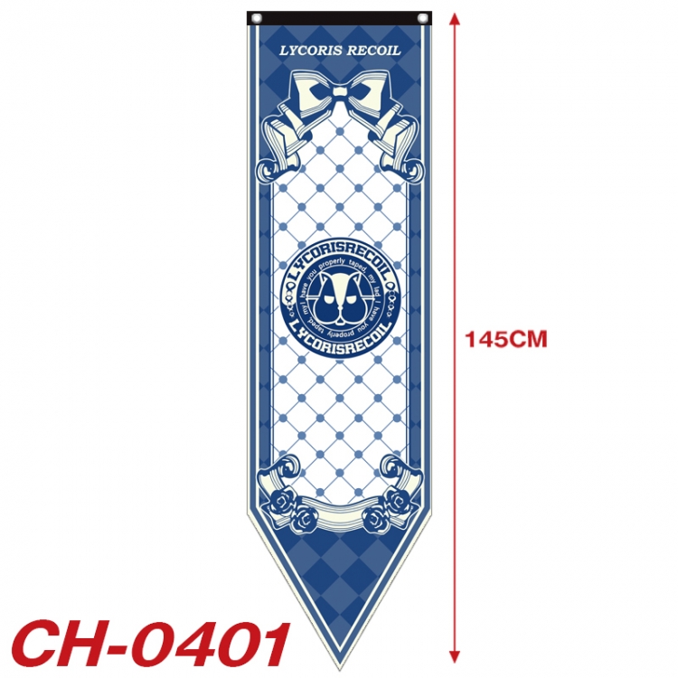 Lycoris Recoil Anime Peripheral Full Color Printing Banner 40X145CM  CH-0401