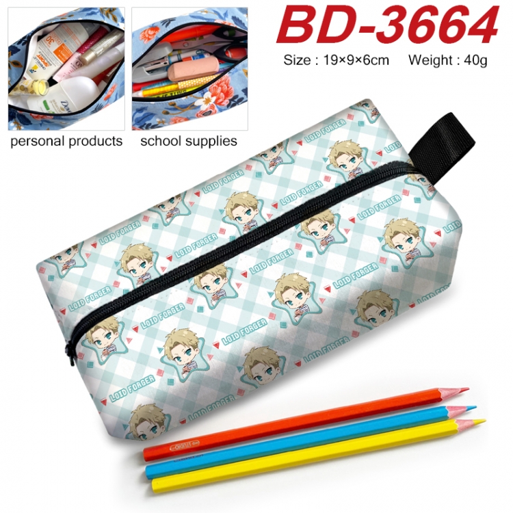 SPY×FAMILY Anime New Zipper Pen Bag Storage Bag Makeup Bag 19x9x6cm BD-3664