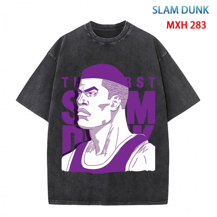 Slam Dunk Anime peripheral pure cotton washed and worn T-shirt from S to 4XL  MXH 283