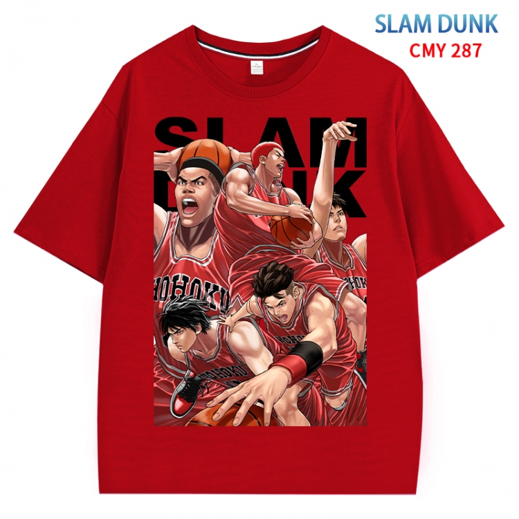 Slam Dunk Anime Surrounding New Pure Cotton T-shirt from S to 4XL  CMY 287 3