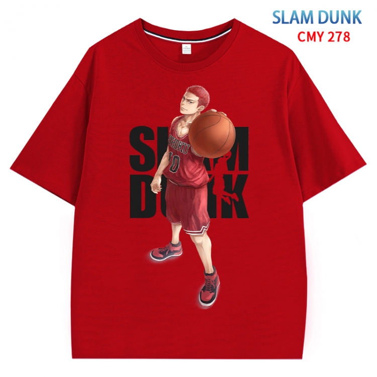Slam Dunk Anime Surrounding New Pure Cotton T-shirt from S to 4XL  CMY 278 3