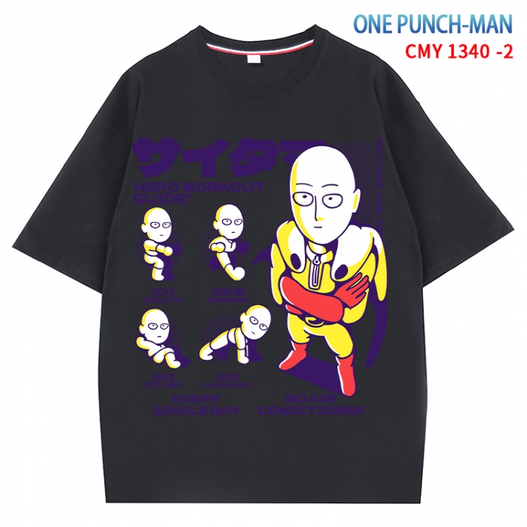 One Punch Man Anime Surrounding New Pure Cotton T-shirt from S to 4XL  CMY 1340 2