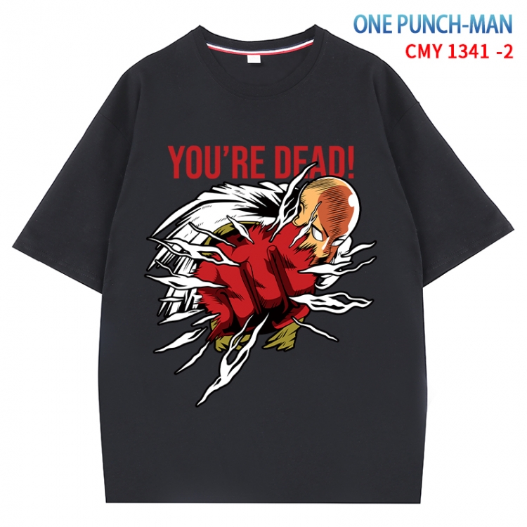 One Punch Man Anime Surrounding New Pure Cotton T-shirt from S to 4XL  CMY 1341 2