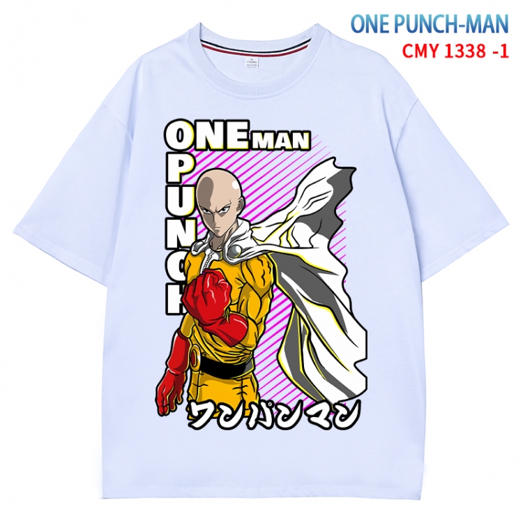 One Punch Man Anime Surrounding New Pure Cotton T-shirt from S to 4XL CMY 1338 1