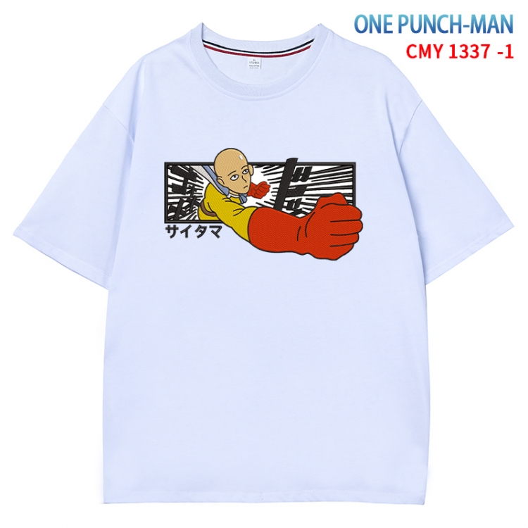 One Punch Man Anime Surrounding New Pure Cotton T-shirt from S to 4XL CMY 1337 1