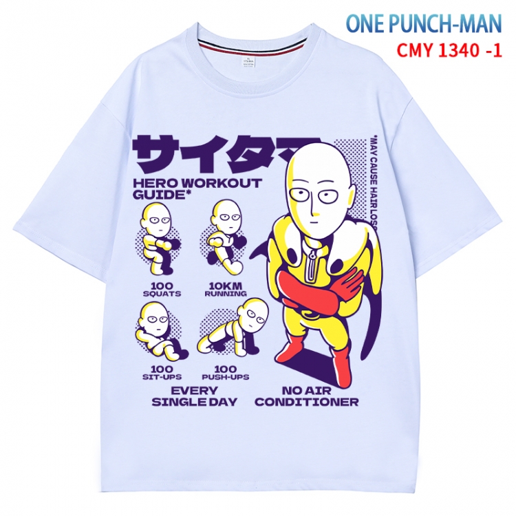 One Punch Man Anime Surrounding New Pure Cotton T-shirt from S to 4XL CMY 1340 1