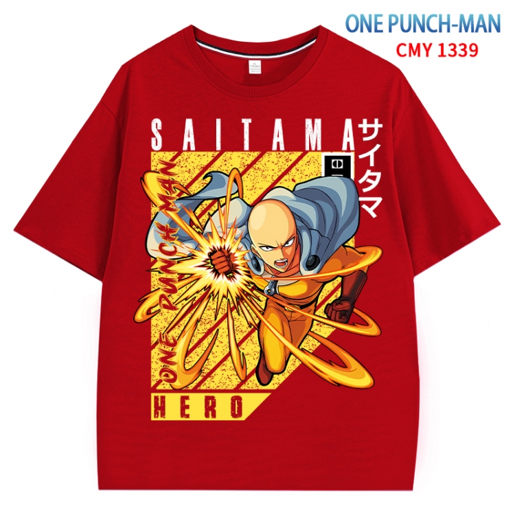 One Punch Man Anime Surrounding New Pure Cotton T-shirt from S to 4XL CMY 1339 3