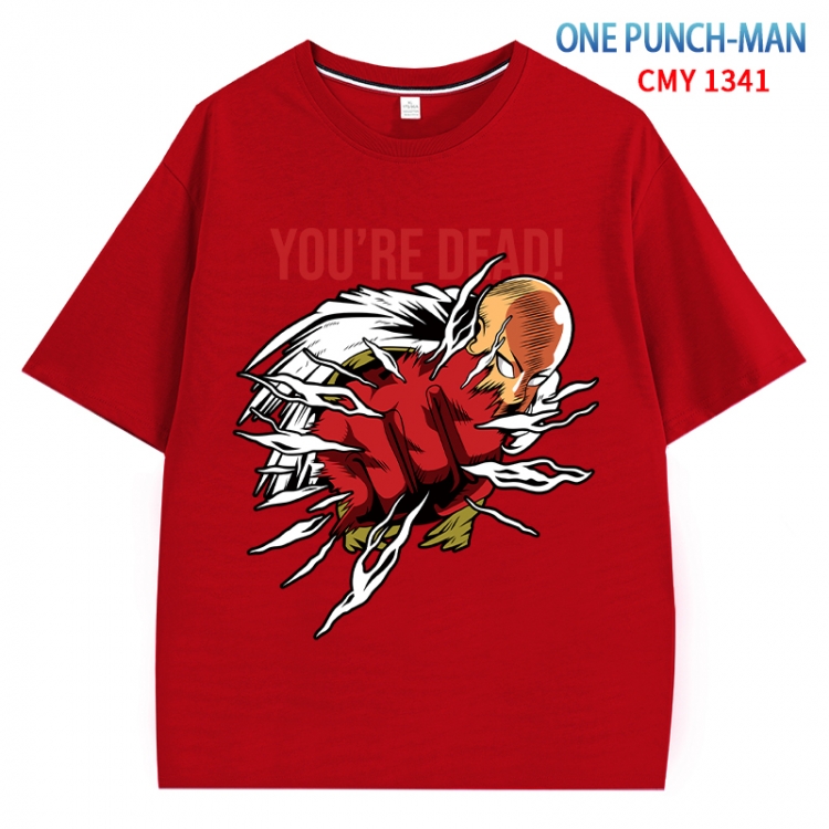 One Punch Man Anime Surrounding New Pure Cotton T-shirt from S to 4XL CMY 1341 3