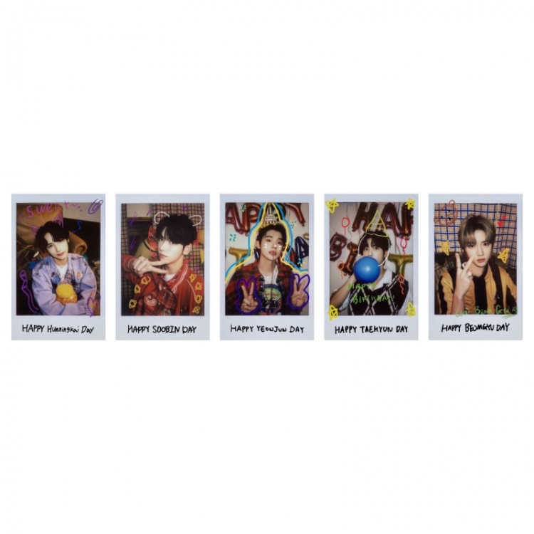 TXT Korean celebrity peripheral random card photo card 55x85cm  price for 10 boxes XK070- 4