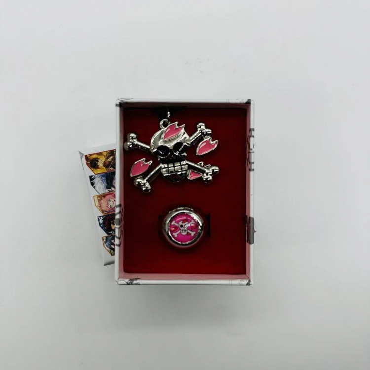 One Piece Anime peripheral ring necklace box Pack  4503