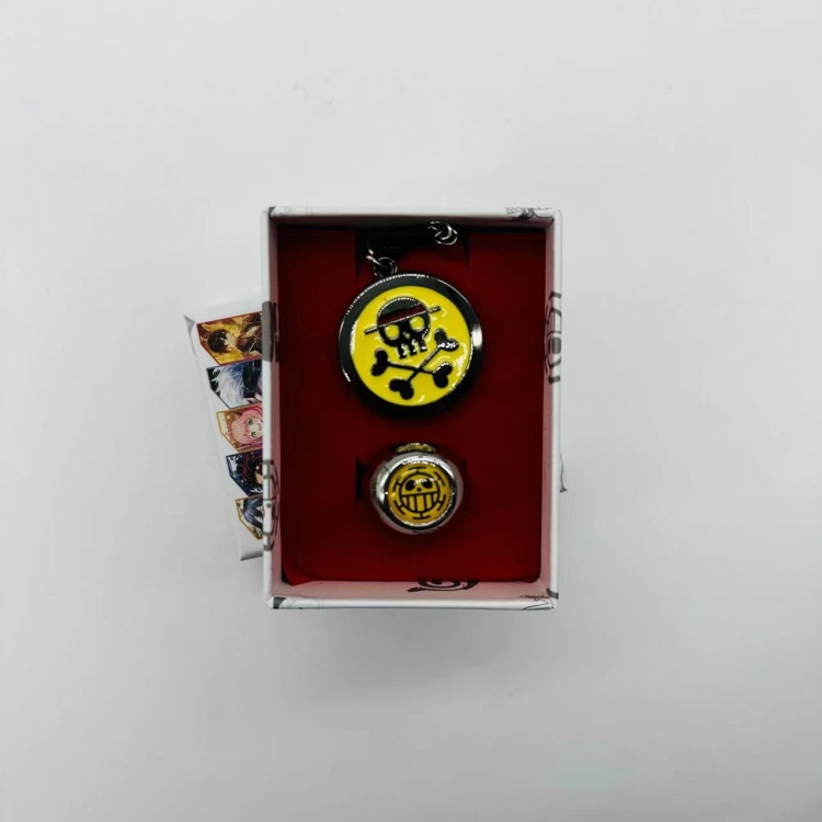 One Piece Anime peripheral ring necklace box Pack  4527