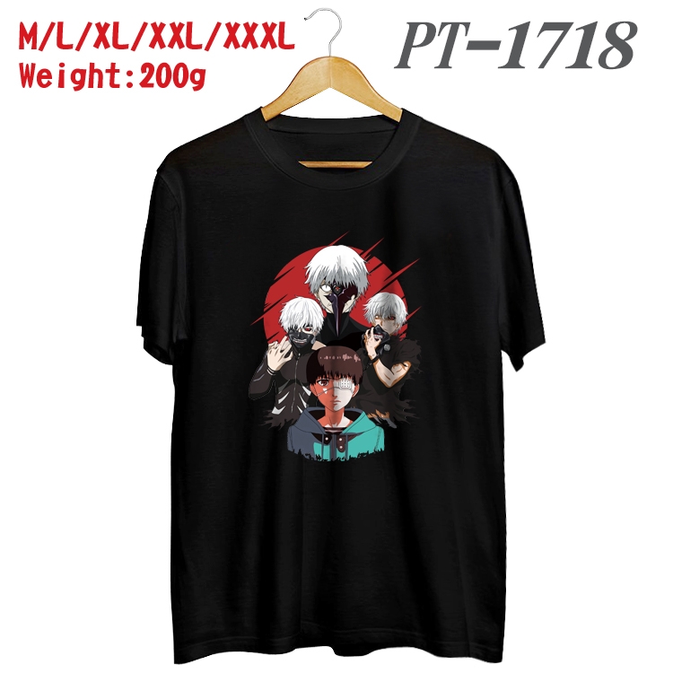 Tokyo Ghoul Anime Cotton Color Book Print Short Sleeve T-Shirt from M to 3XL  PT1718