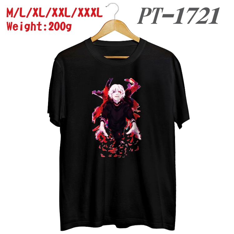 Tokyo Ghoul Anime Cotton Color Book Print Short Sleeve T-Shirt from M to 3XL  PT1721