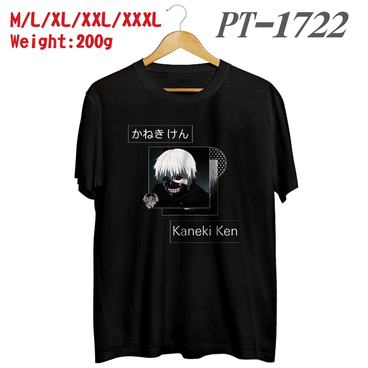 Tokyo Ghoul Anime Cotton Color Book Print Short Sleeve T-Shirt from M to 3XL  PT1722
