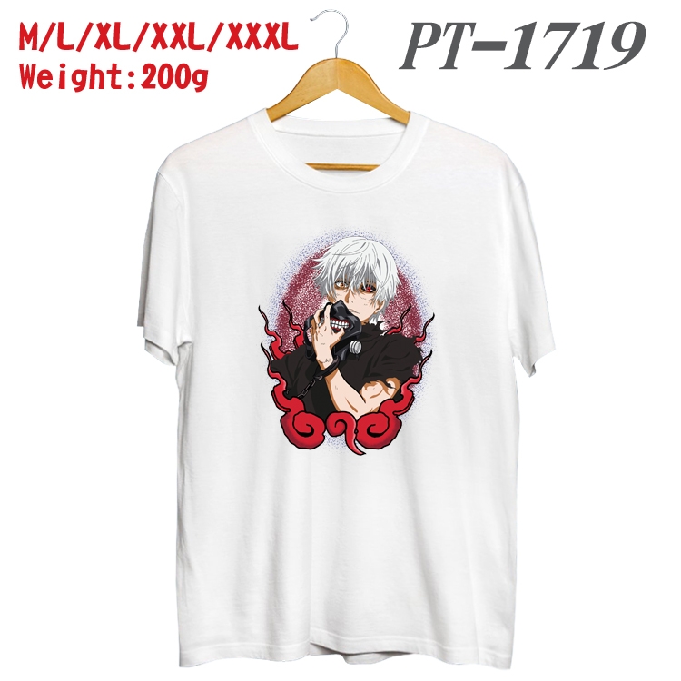 Tokyo Ghoul Anime Cotton Color Book Print Short Sleeve T-Shirt from M to 3XL PT1719