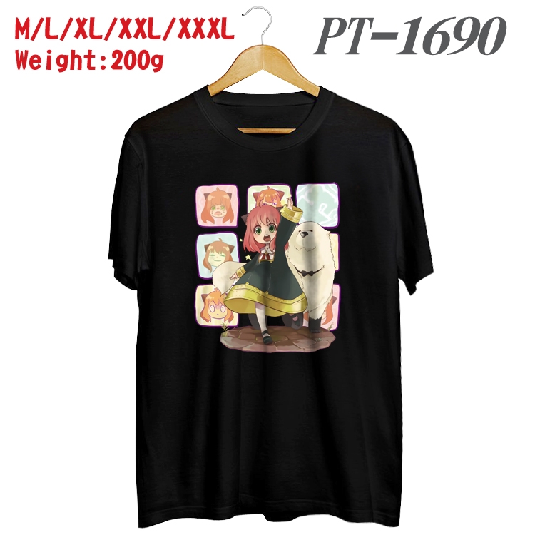 SPY×FAMILY Anime Cotton Color Book Print Short Sleeve T-Shirt from M to 3XL  PT1690